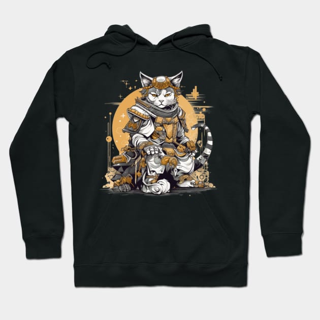 catto shogun Hoodie by Sky at night